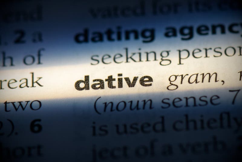DATIVE DEFINITION MEANING visual data 7