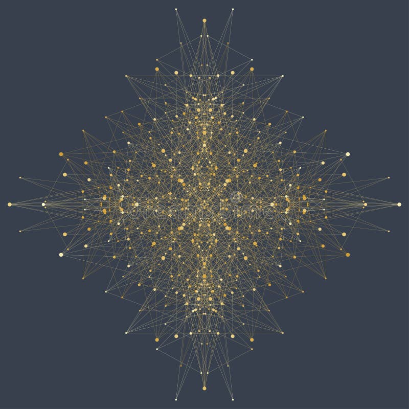 Dator frambragd phyllotaxis prucken vektor för spiralflödesfractal Futuristisk minimalistic orientering Begreppsmässigt generativ stock illustrationer Dator frambragd phyllotaxis prucken vektor för spiralflödesfractal Futuristisk minimalistic orientering Begreppsmässigt generativ stock illustrationer