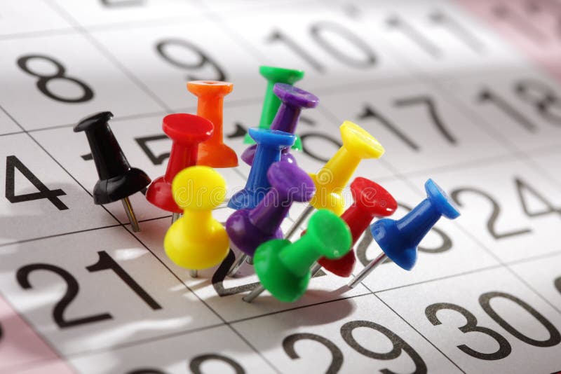 Important date or concept for busy day being overworked. Important date or concept for busy day being overworked