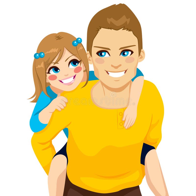 Piggyback Ride Stock Illustrations – 500 Piggyback Ride Stock  Illustrations, Vectors & Clipart - Dreamstime