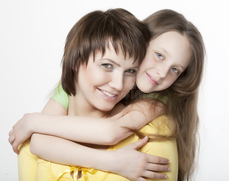 Daughter Hugging Mother