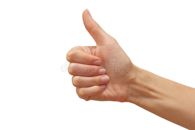 Daumen oben stockfoto Daumen oben stockfoto