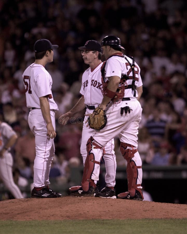 Dave Wallace, PitchingCoach, Boston Red Sox Redaktionelles Foto Bild