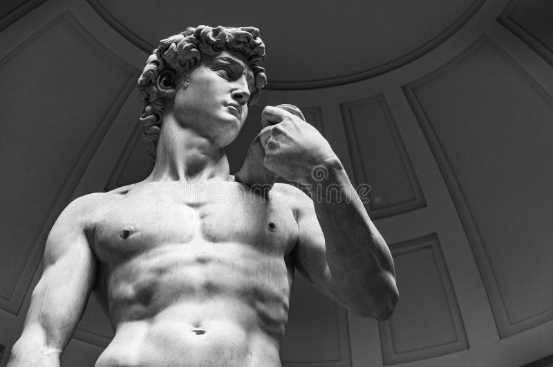 David door Michelangelo, Florence stock afbeeldingen David door Michelangelo, Florence stock afbeeldingen