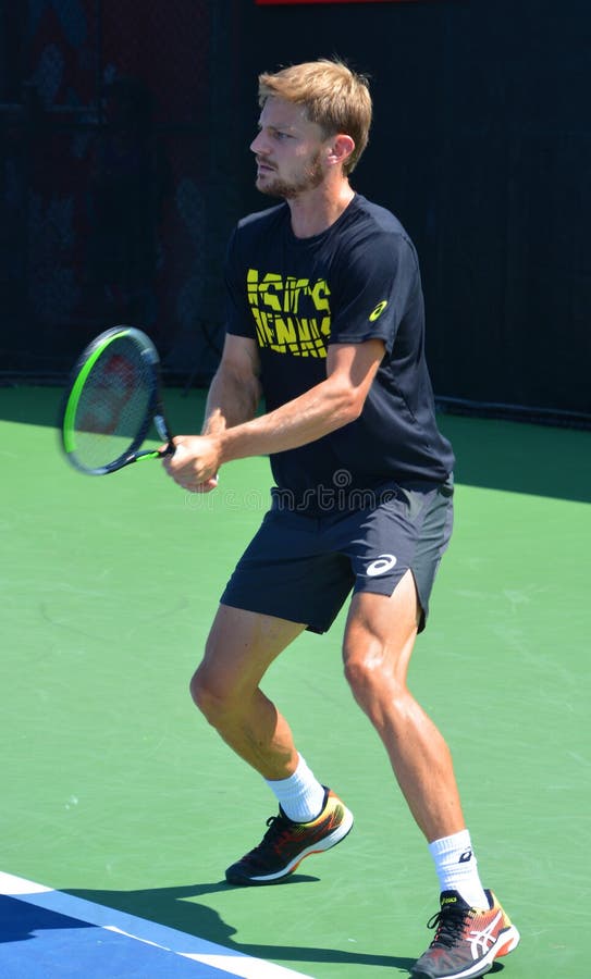 David Goffin Editorial Stock Photo Image Of Backhand 155538618
