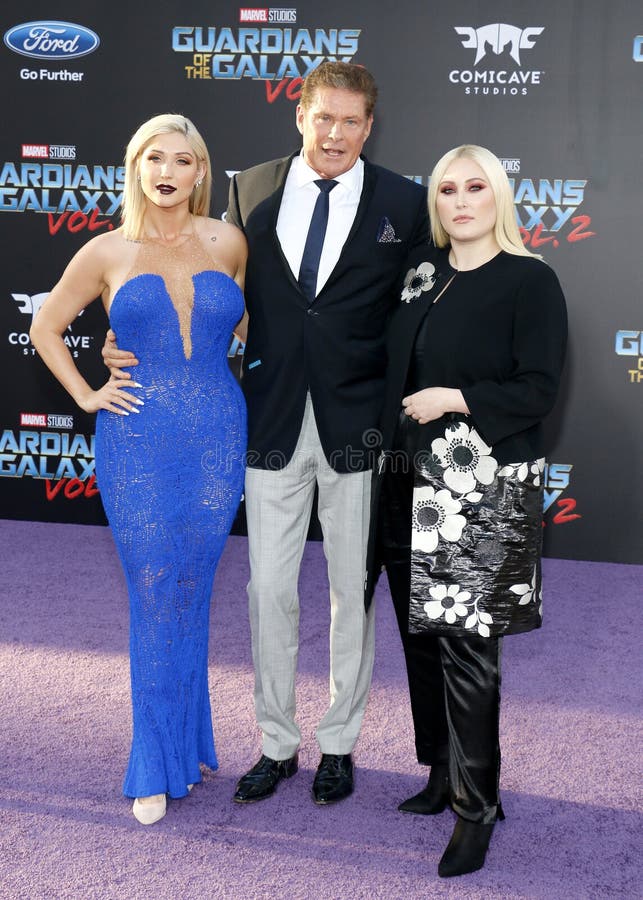 Sylvester Stallone, Scarlet Rose Stallone, Sistine Rose Stallone, Sophia Rose  Stallone, Jennifer Flavin And Michael Rosenbaum At The Los Angeles Premiere  Of 'Guardians Of The Galaxy Vol. 2' Held At The Dolby