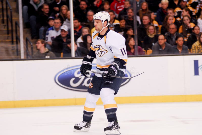 David Legwand, Nashville Predators Editorial Image - Image of sports