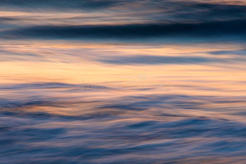 Dawn break on the beach of the Atlantic Ocean stock image Dawn break on the beach of the Atlantic Ocean stock image