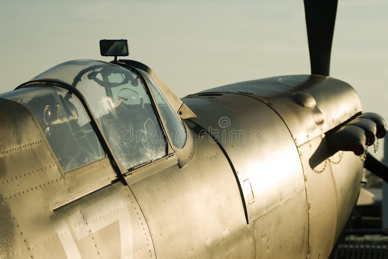 Dawn Spitfire royalty-vrije stock foto Dawn Spitfire royalty-vrije stock foto