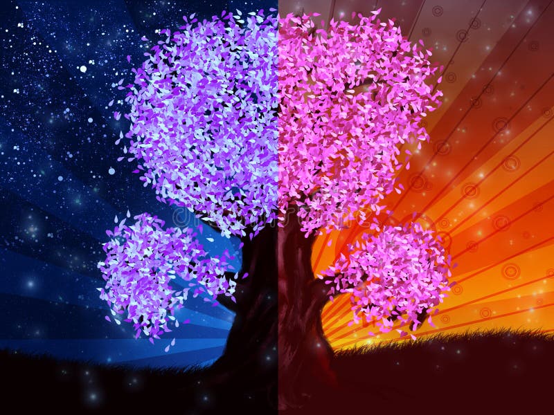 Day and night tree