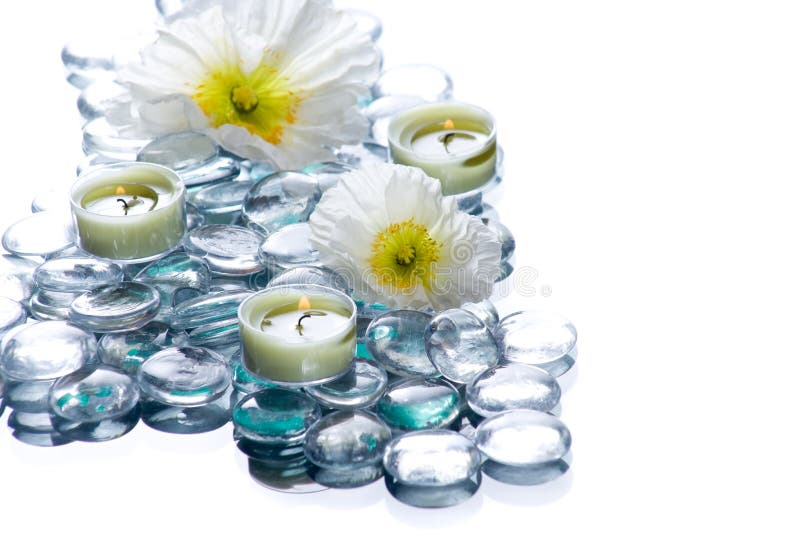 Day Spa with flowers candles