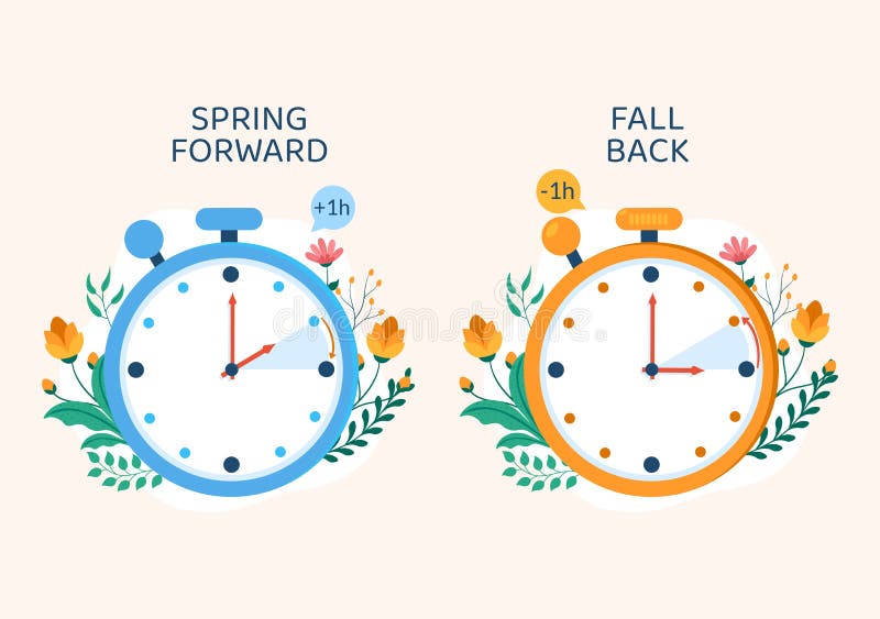 Change clock icon. Turning to winter or summer time. 21479213 Vector Art at  Vecteezy