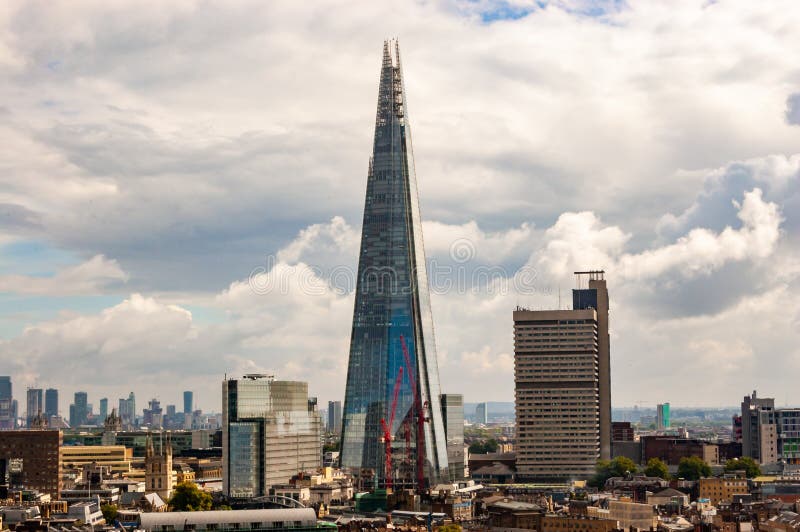 Daytime Cityscape Skyline of London Downtown Modern Business Center ...