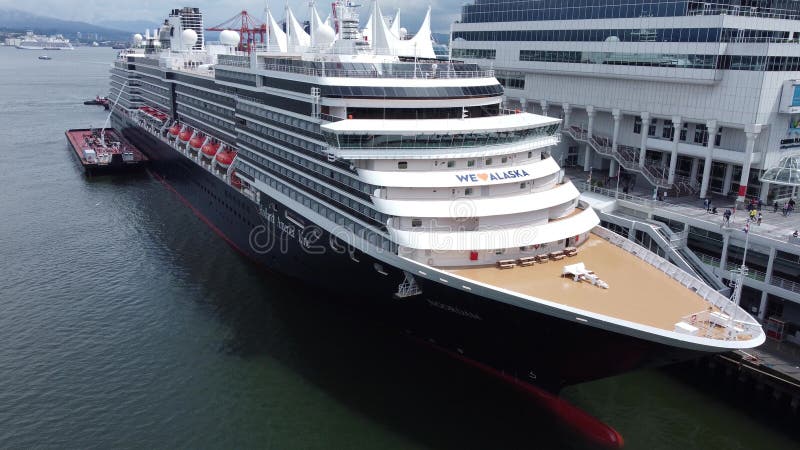 Daytime view of a boat on a port in Vancouver, Canada royalty free stock photo