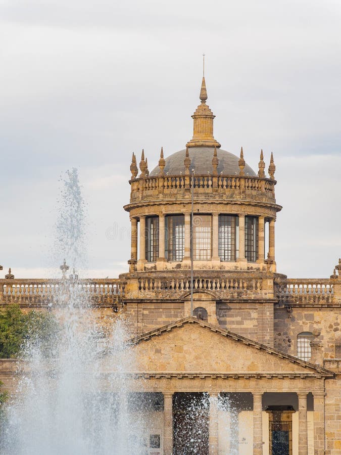 Daytime view of the Hospicio Cabanas royalty free stock photo