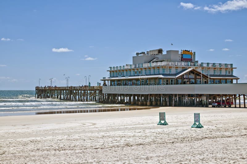 Daytona Beach Pier royalty free stock photography Daytona Beach Pier royalty free stock photography