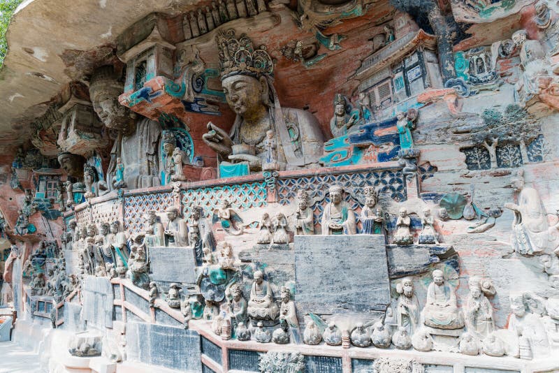 Dazu rock carvings