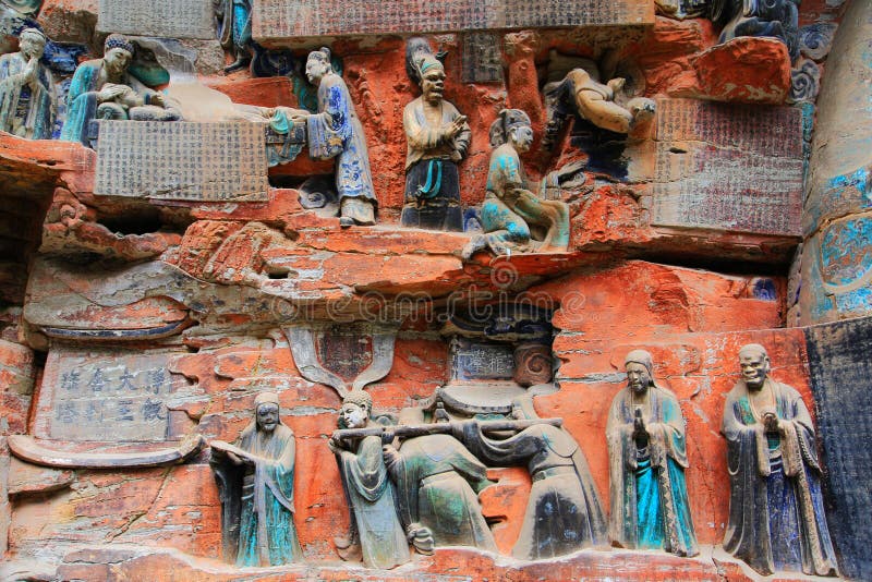 Dazu rock carvings,chongqing,china