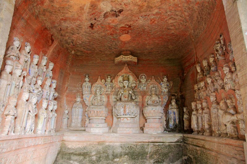 Dazu rock carvings,chongqing,china