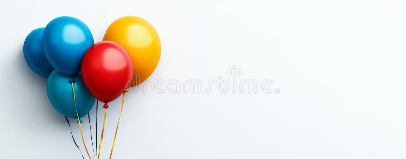 A dazzling collection of bright, round balls casting playful shadows on a luminous surface stock photo