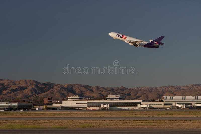 DC-10 VAN FEDEX stock fotografie DC-10 VAN FEDEX stock fotografie