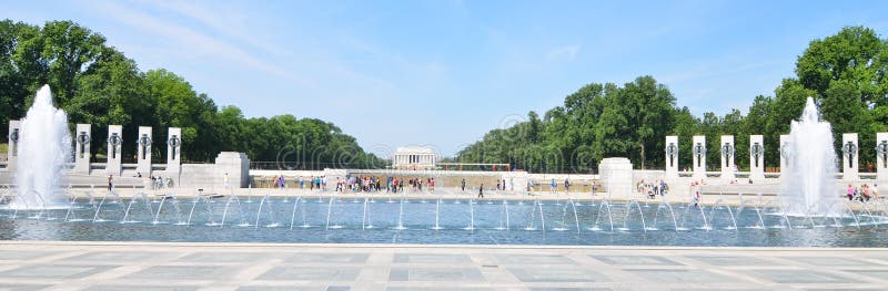 DC Вашингтона, мемориал Второй Мировой Войны стоковое изображение rf DC Вашингтона, мемориал Второй Мировой Войны стоковое изображение rf