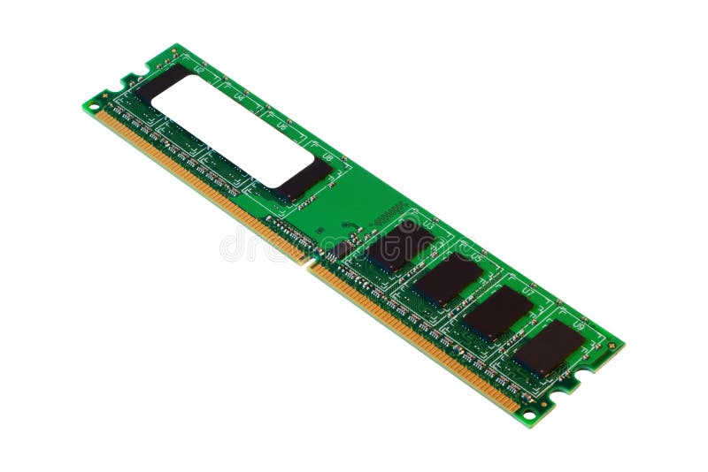 DDR2 memory module. royalty free stock photo