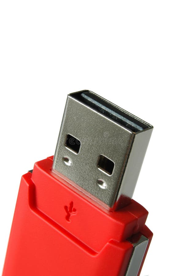 Flash drive - close up on usb memory stick. Flash drive - close up on usb memory stick