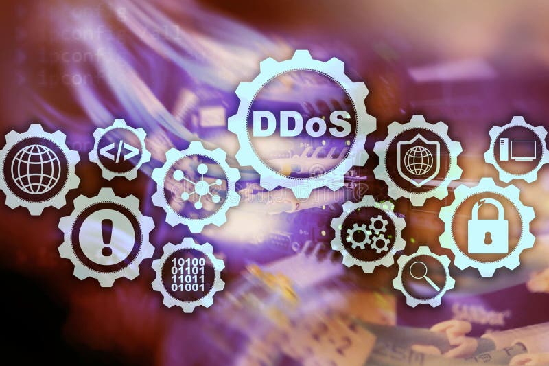 De Aanval van DDoScyber Technologie, Internet en het concept van het Beschermingsnetwerk Server datacenter achtergrond stock illustratie De Aanval van DDoScyber Technologie, Internet en het concept van het Beschermingsnetwerk Server datacenter achtergrond stock illustratie