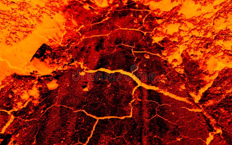 De aarde barst hete lava royalty-vrije stock fotografie De aarde barst hete lava royalty-vrije stock fotografie