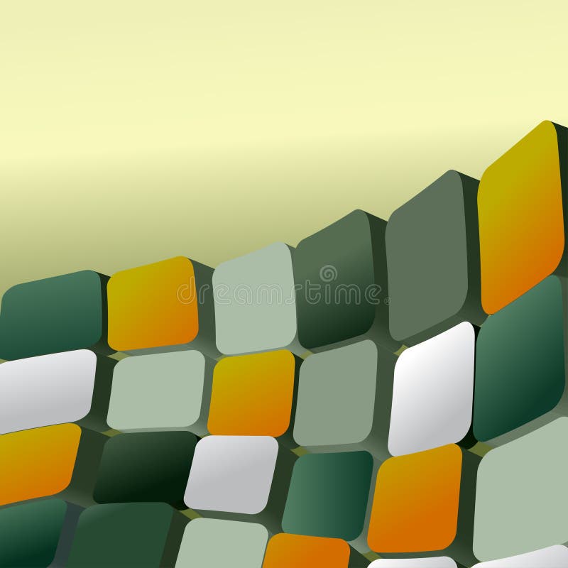 De abstracte achtergrond van vierkanten vector illustratie De abstracte achtergrond van vierkanten vector illustratie