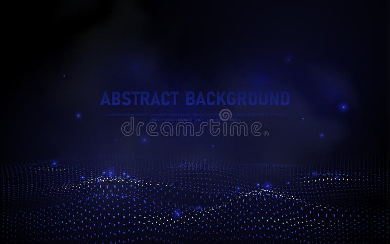 De abstracte 3d golf richt net Grote gegevensvisualisatie Futuristische wetenschap en technologieachtergrond Visuele informatiein royalty-vrije illustratie De abstracte 3d golf richt net Grote gegevensvisualisatie Futuristische wetenschap en technologieachtergrond Visuele informatiein royalty-vrije illustratie