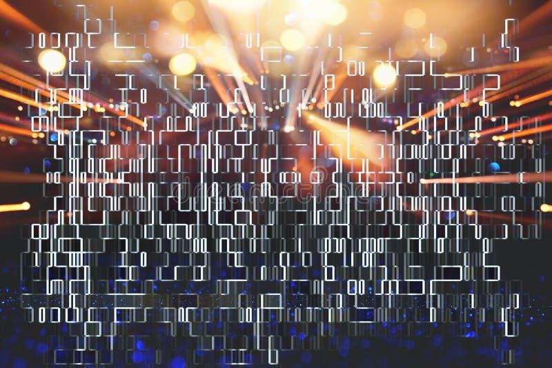 De abstracte Glitch Textuurachtergrond schittert over royalty-vrije stock afbeelding