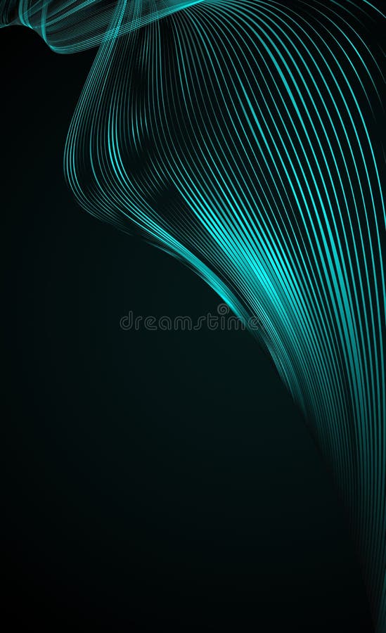 Abstract bright wavy lines on a dark blue background. Futuristic technology illustration design. Wave line pattern. Abstract modern futuristic background for application. Flow movement waveform. Vector. Abstract bright wavy lines on a dark blue background. Futuristic technology illustration design. Wave line pattern. Abstract modern futuristic background for application. Flow movement waveform. Vector