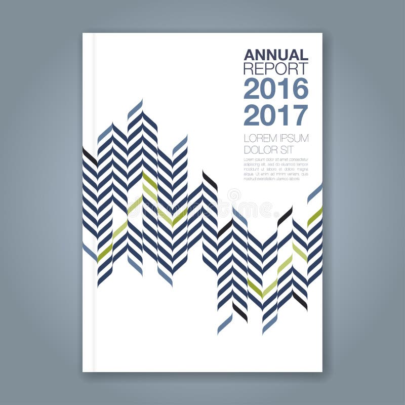 De abstracte minimale geometrische achtergrond van het zigzigontwerp voor de dekking van het bedrijfs jaarverslagboek