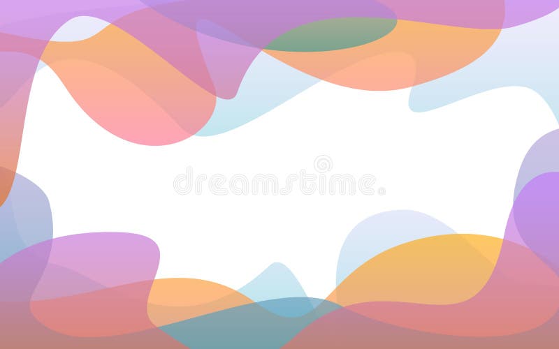 De abstracte vloeibare zachte banner van gradiënt golvende vormen stock illustratie De abstracte vloeibare zachte banner van gradiënt golvende vormen stock illustratie
