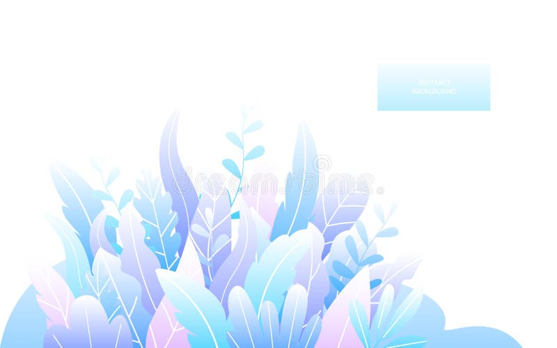 De abstracte zachte blauwe gradiënt kleurde de textuur van bladerentakjes vector illustratie De abstracte zachte blauwe gradiënt kleurde de textuur van bladerentakjes vector illustratie