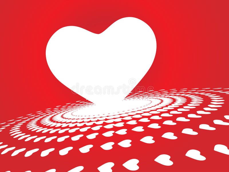 Valentijnsdag achtergrond royalty-vrije illustratie