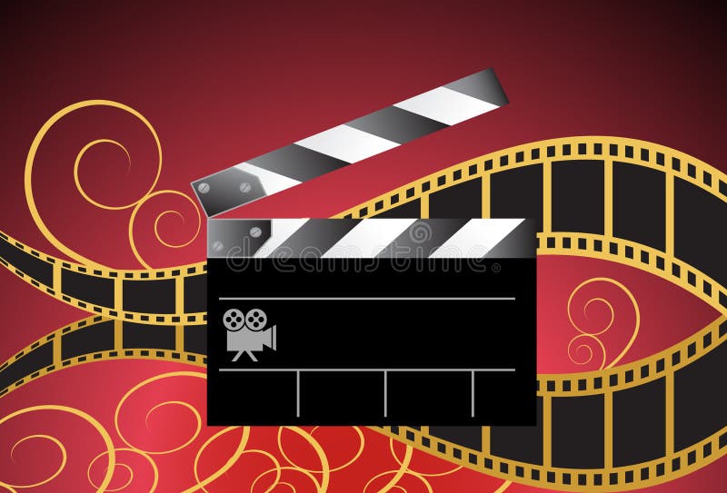 De Achtergrond van de film: De Spoel van de Lei van de film royalty-vrije illustratie De Achtergrond van de film: De Spoel van de Lei van de film royalty-vrije illustratie
