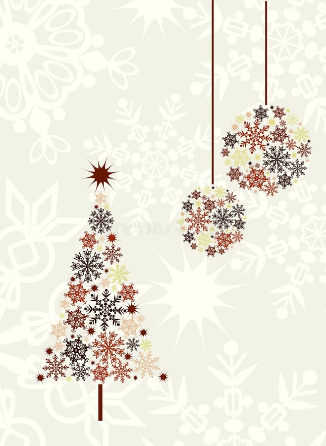 De achtergrond van de kerstboom, vector royalty-vrije illustratie De achtergrond van de kerstboom, vector royalty-vrije illustratie