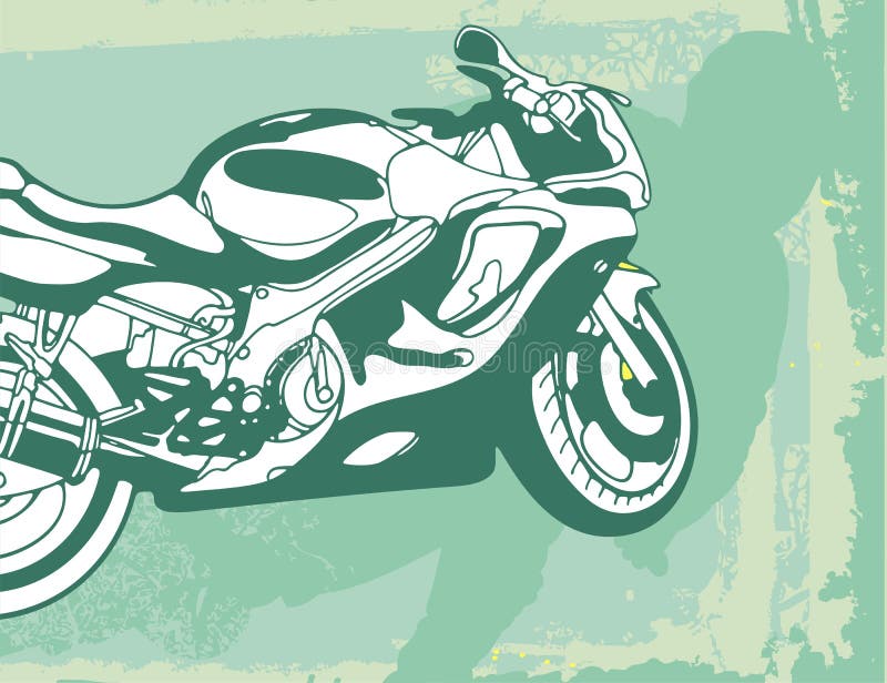 De Achtergrond van de motorfiets royalty-vrije illustratie De Achtergrond van de motorfiets royalty-vrije illustratie