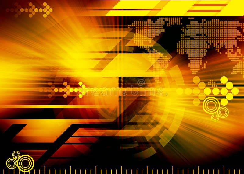 De achtergrond van de technologie royalty-vrije illustratie De achtergrond van de technologie royalty-vrije illustratie