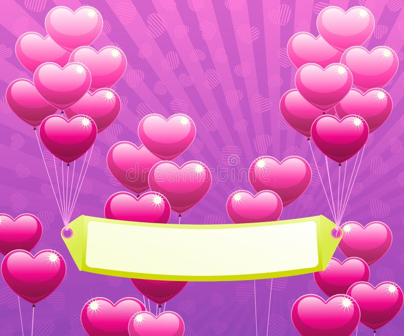 De achtergrond van de valentijnskaart. vector illustratie De achtergrond van de valentijnskaart. vector illustratie