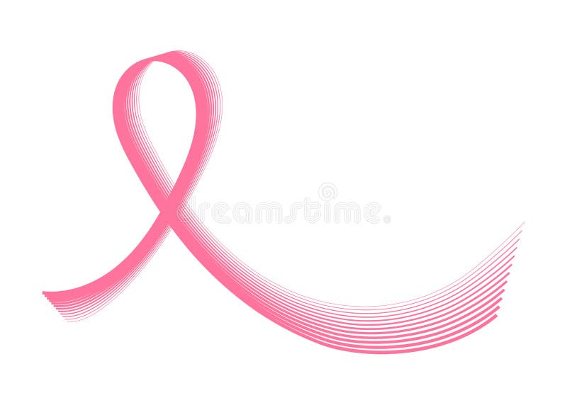 De Achtergrond van het de Voorlichtingslint van borstkanker Symbool van de bestrijding van borstkanker vector illustratie De Achtergrond van het de Voorlichtingslint van borstkanker Symbool van de bestrijding van borstkanker vector illustratie