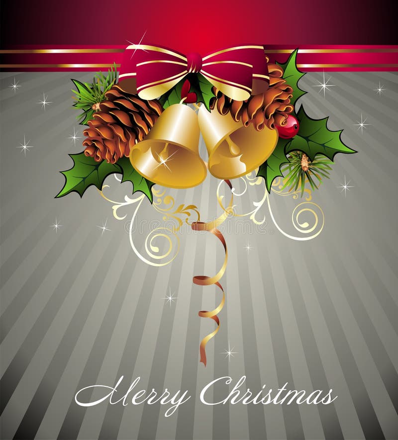 Kerstachtergrond royalty-vrije illustratie