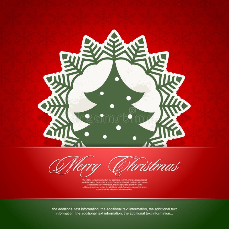 Kerstachtergrond vector illustratie