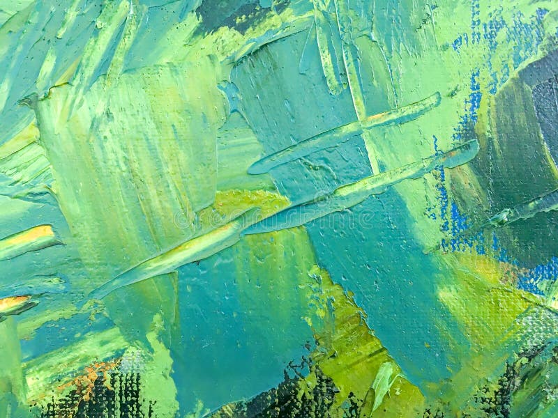De achtergrond van de kunsttextuur olie groene en blauwe verven op canvas royalty-vrije stock afbeeldingen De achtergrond van de kunsttextuur olie groene en blauwe verven op canvas royalty-vrije stock afbeeldingen