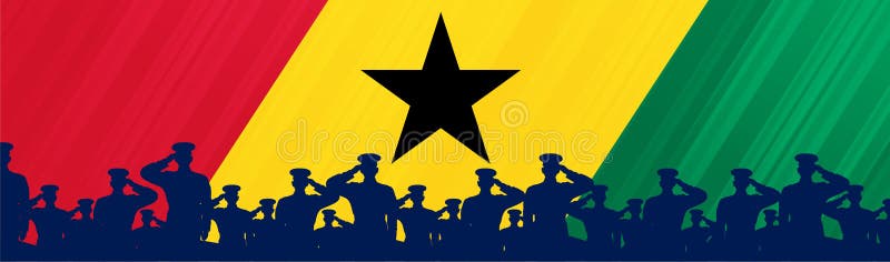 De achtergrond van de de Onafhankelijkheidsdag van Ghana in het nationale thema van de vlagkleur Vector illustratie stock illustratie De achtergrond van de de Onafhankelijkheidsdag van Ghana in het nationale thema van de vlagkleur Vector illustratie stock illustratie