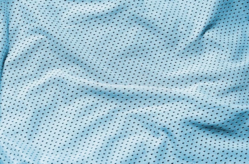 De achtergrond van de de stoffentextuur van de sportkleding, hoogste mening van lichtblauwe doektextiel surfac stock foto De achtergrond van de de stoffentextuur van de sportkleding, hoogste mening van lichtblauwe doektextiel surfac stock foto