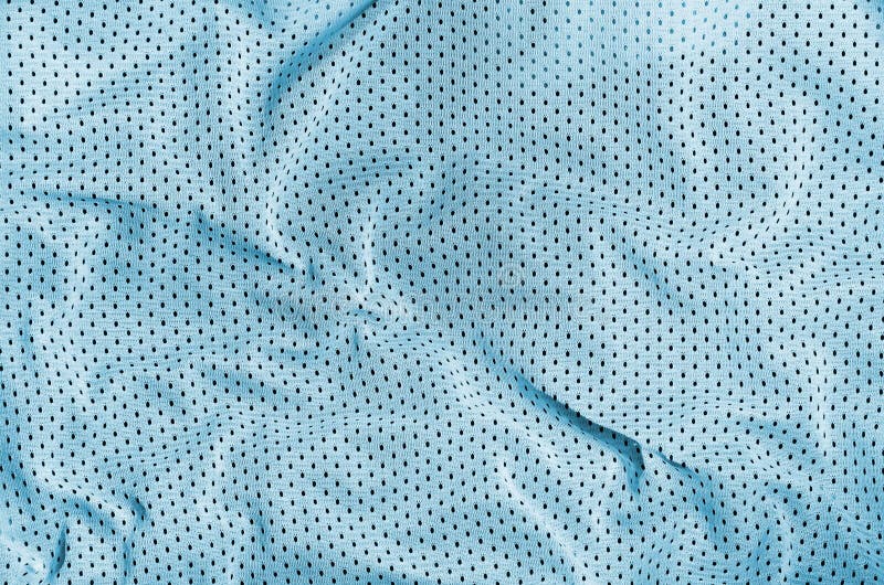 De achtergrond van de de stoffentextuur van de sportkleding, hoogste mening van lichtblauwe doektextiel surfac royalty-vrije stock foto De achtergrond van de de stoffentextuur van de sportkleding, hoogste mening van lichtblauwe doektextiel surfac royalty-vrije stock foto